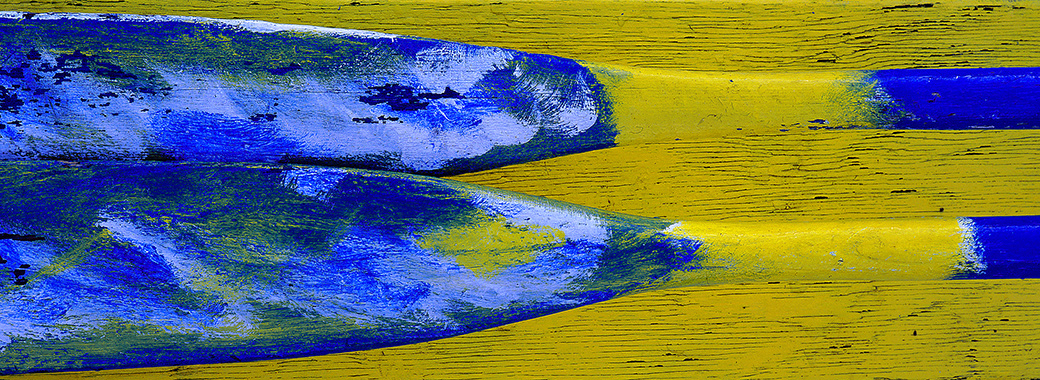 Blue and Yellow Oars 2001