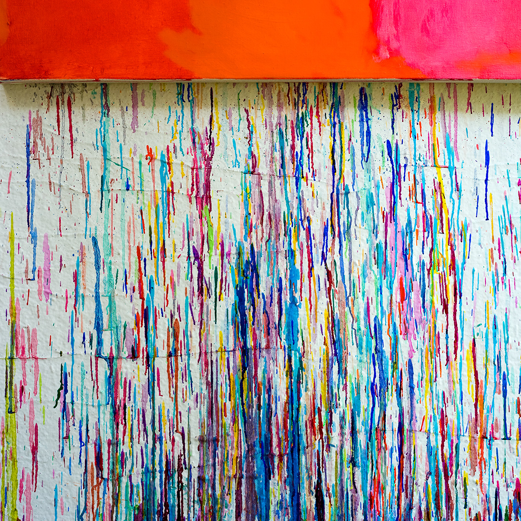 Canvas and Paint Drips