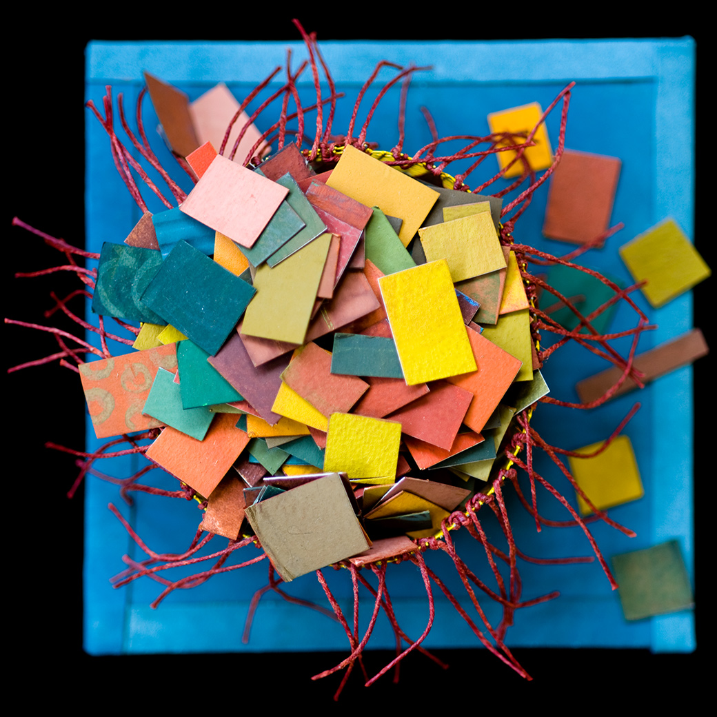 Paper Scraps & Waxed String