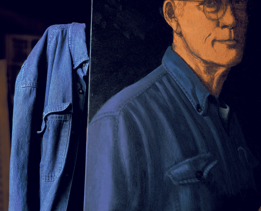 Easel and Self Portrait