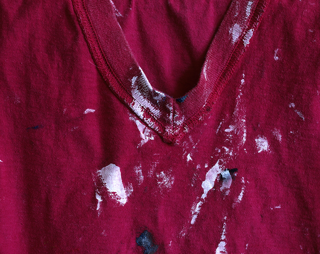 Red Shirt & Paint