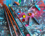 Brushes, Paint Caps & Pastels, Traiger di Pietro Studio, Oak Bluffs 2013