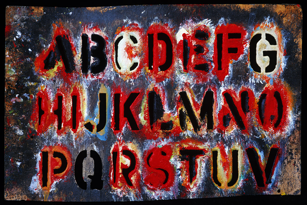 Alphabet Template II, Cindy Kane Studio, Vineyard Haven 2007