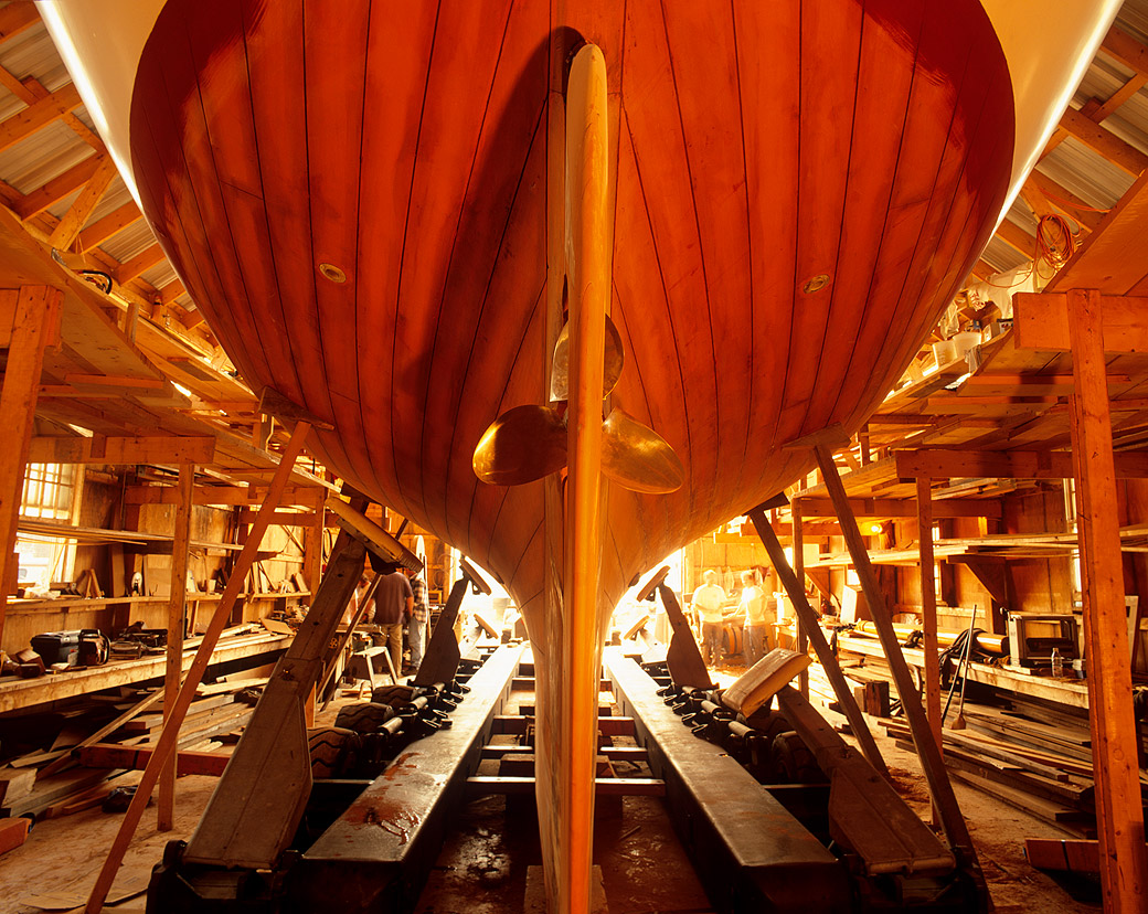 Schooner, Gannon & Benjamin Boat Yard IV 2001
